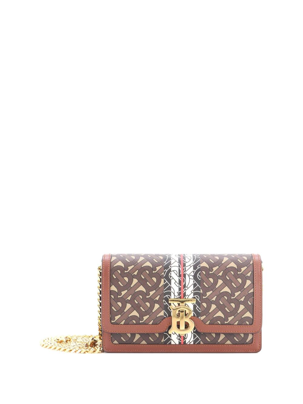 Burberry Tb Flap Bag E-Canvas Small #348196B93B